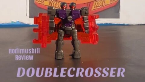 Earthrise DECEPTICON DOUBLECROSSER Transformers Battlemaster War For Cybertron Review by Rodimusbill