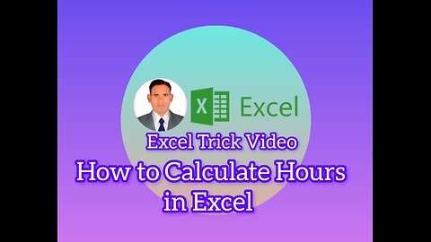 How to Calculate Hours in Excel #mod