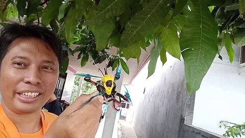 Tes quad 2s frame Rajawali Tinker rx xm+ vtx 200mw