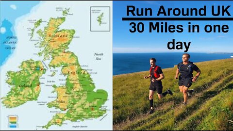 British Army Soldier is Running Around Great Britain | 30 mile run in one day without Practice