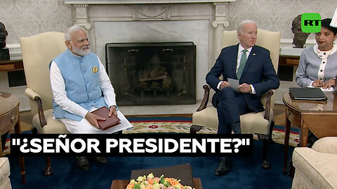 Biden llamó presidente al primer ministro de la India