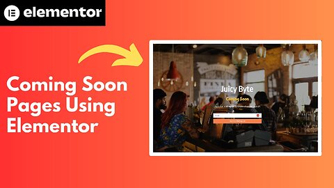 Coming Soon & Maintenance Pages in Elementor for WordPress (No Plugin Needed)