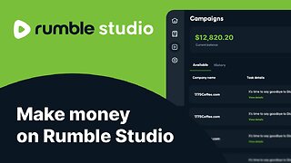 How To Make Money With Rumble Studio