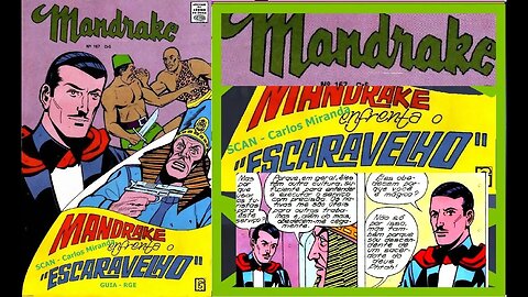 MANDRAKE ENFRENTA O ESCARAVELHO #museudogibi #gibi #quadrinhos #comics #historieta