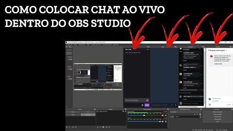 Como colocar chat ao vivo no OBS Studio (YouTube, Twitch, Facebook e Mixer)