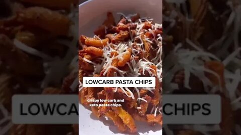 CRISPY KETO PASTA CHIPS | Keto recipes for weight loss | keto diet for beginners #shorts #keto