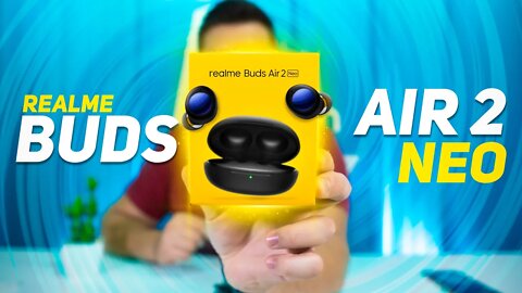 Realme Buds Air Neo 2 - MODO GAMER, ANC, 10mm E MUITA POTÊNCIA!