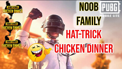 PUBG Noob Family's Hat-trick Chicken Dinner Wins in PUBG!