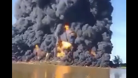 3 MASSIVE CRUDE OIL FIRES IN 1 DAY • ALL OWNED BY THE SAME COMPANY