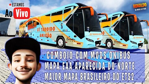 COMBOIO DE BUSÃO MAPA EAA MAIOR MAPA DO EURO TRUCK SIMULATOR 2 1.42