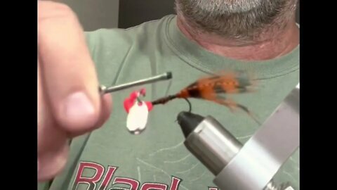 The Red Headed Step Stacker Flashy Jig Thingy #flyfishing #river #roadrunner #jigs #spinner