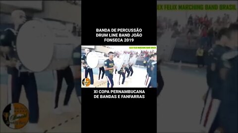 BANDA DE PERCUSSÃO DRUM LINE BAND JOÃO FONSECA 2019 - #shorts