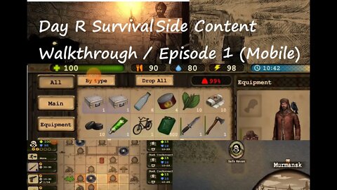 Day R Survival Side Content Walkthrough / Episode 1 (Mobile)