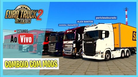 ▶️COMBOIO COM MODS BRASILEIROS MAPA BR BRASIL - EURO TRUCK SIMULATOR 2 1.43