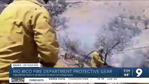 Fire departments in Mexico in need of protective gear