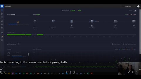 Clients connecting to Unifi access point but not passing traffic