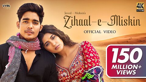 Zihaal e Miskin (Video) Javed-Mohsin | Vishal Mishra, Shreya Ghoshal | Rohit Z, Nimrit A | Kunaal V