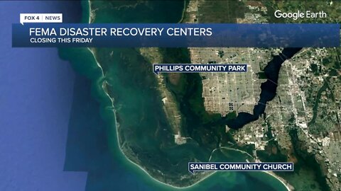 Two Disaster Recovery Centers are closing permanently in Lee County