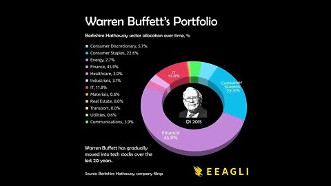 Warren Buffet's portfolio over the last twenty years