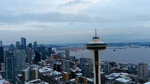 Droning the Space Needle