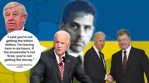 Quid Pro Joe Biden OWES Ukraine....so WE pay!