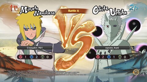 Ultimate Ninja Storm 4 Random Box Battles - Minato (Reanimation) VS Obito (Ten Tails Jinchuriki)