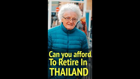 Thai RETIREMENT VISA - How much $$$ every month?