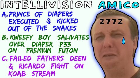 Intellivision Amico Darius Truxton Salivates Over Diaper P33 On Premium Futon - 5lotham