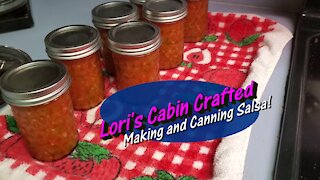 Hot Mess Salsa / Making and canning Salsa