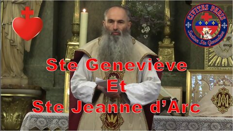 Les similitudes entre Sainte Geneviève et Ste Jeanne d'Arc.