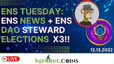 ENS Tuesday: ENS DAO Steward Elections for the 'Working Group' Nominations!! X3