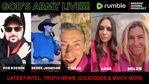 GOD'S ARMY LIVE SHOW!!! LATEST DECODE, TRUTH NEWS & INTEL