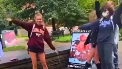 Students Mock And Destroy Anti-Abortion Displays At Universities