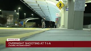 Man in custody after shootout with police at Tulsa International Airport