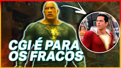 😱THE ROCK pediu para NÃO USAREM CGI no TRAGE do ADÃO NEGRO!!