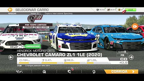 GUIGAMES - Real Racing 3 - Hendrick MotorSports NASCAR Daytona 4º lugar - 28-12-2020