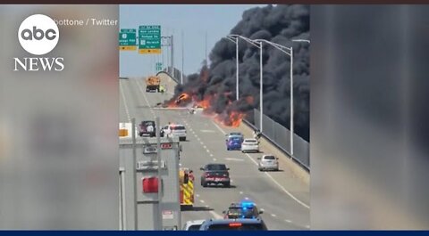 Massive tanker truck explosion | GMA 2023