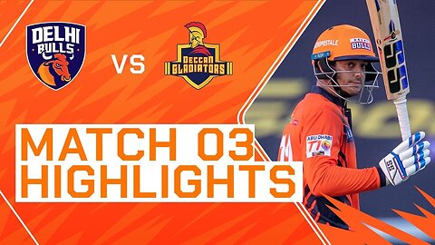 2023 Abu Dhabi T10, Match 3 Highlights: Delhi Bulls vs Deccan Gladiators | Season 7