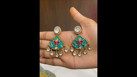 100% Gold Free Earrings Design For Women