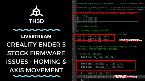 Creality Ender 5 Stock Firmware Issues - Homing & Axis Movement | Livestream | 1/22/21