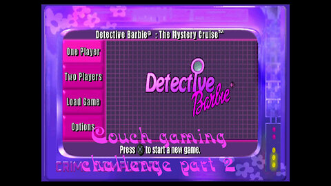 Couch gaming Barbie Mystery Cruise finale (PS1)