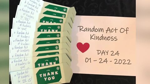 Michigan man wanted to organize 365 random acts of kindness; the effort went international