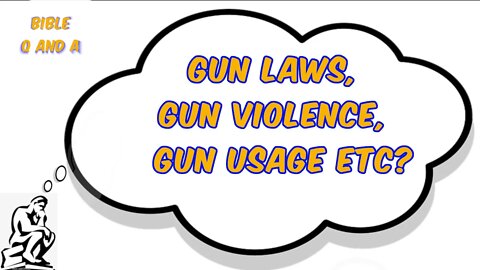 About Gun Laws, Usage, & Violence