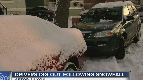 Drivers dig out following winter storm