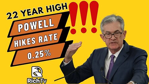 Fed hikes rates by a quarter of a percentage point to 22 year highs - Stocks & Stacks #10