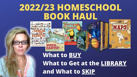 2022 /23 Huge Homeschool Book Haul, Amazon, Thrifted and Library