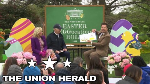 President Biden, The First Lady, & Jimmy Fallon Read Stories at the 2022 White House Easter Egg Roll