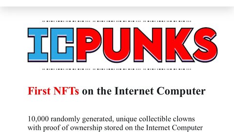 ICPunks, Internet Computer NFT Punks. Mint For Free In 10 mins. 6000 ICPunks Remaining. Get Plug.