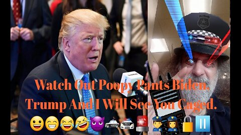 Trump Has A Warning For Biden And His Crew. 😀😁😂🤣😈🚓🚔🚨👮‍♂️👮‍♀️🔒⏸👽🛸