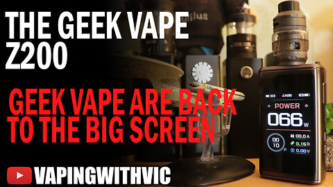 The Geek Vape Z200 - Geek Vape return to classic stock coil kits...